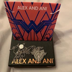 Wonder Woman Shield & Sword Alex and Ani necklace